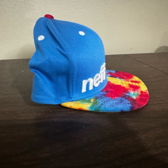 Neff blue/tie dye brim SnapBack - Picture 2 of 5